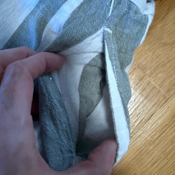 Beachlunchlounge Mint green and white striped Beachy Jumpsuit women's XS - Picture 7 of 8